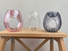 Load image into Gallery viewer, Premium Grey Glass Wax Burner