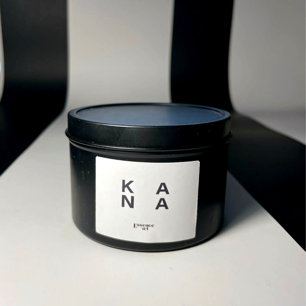 Kana Inspired by Issey Miyake tin soy wax candle