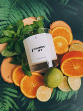 Load image into Gallery viewer, Lime Basil &amp; Mandarin Soy Wax Candle
